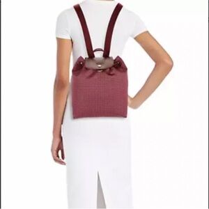 Longchamp Elegant Burgundy Backpack